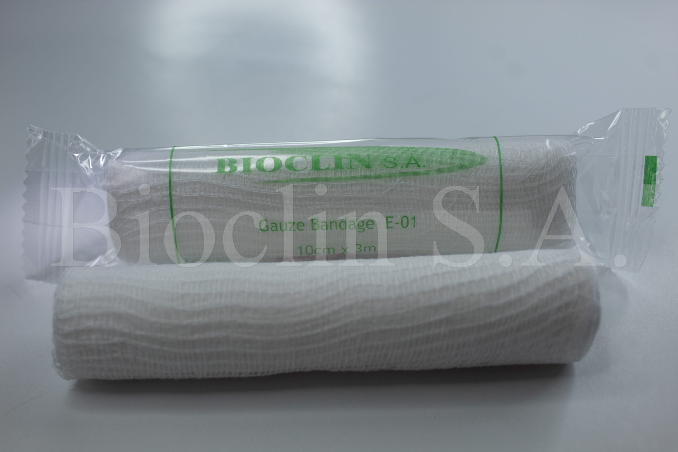 Venda de gasa hidrófila 10 cm x 3 metros