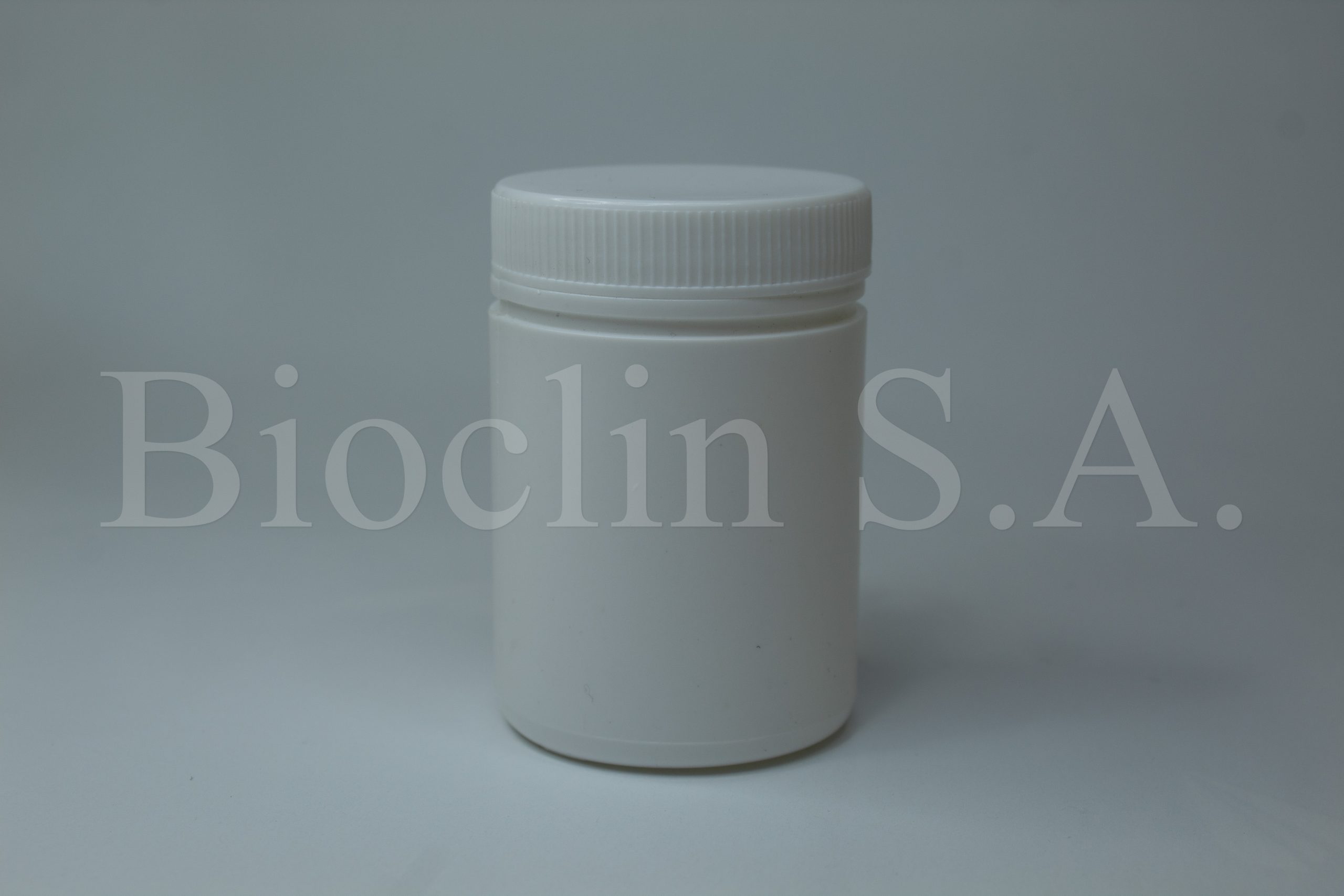 Frasco plástico blanco 100 cc con tapa rosca